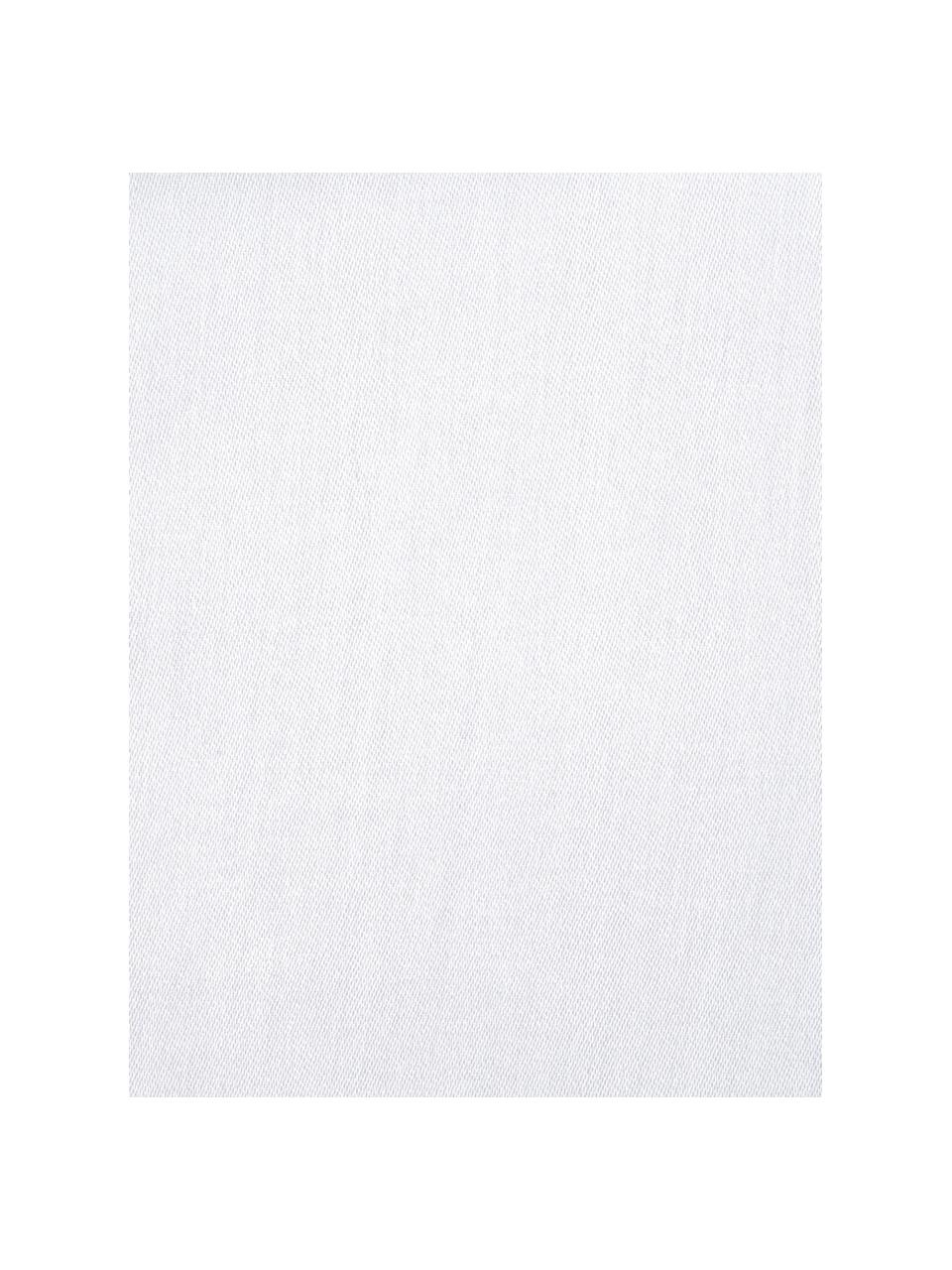 Housse de couette en satin de coton Comfort, Blanc, larg. 240 x long. 220 cm