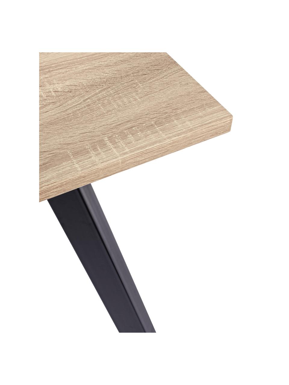 Jedálenský stôl s dubovou dyhou Henry, Dubové drevo