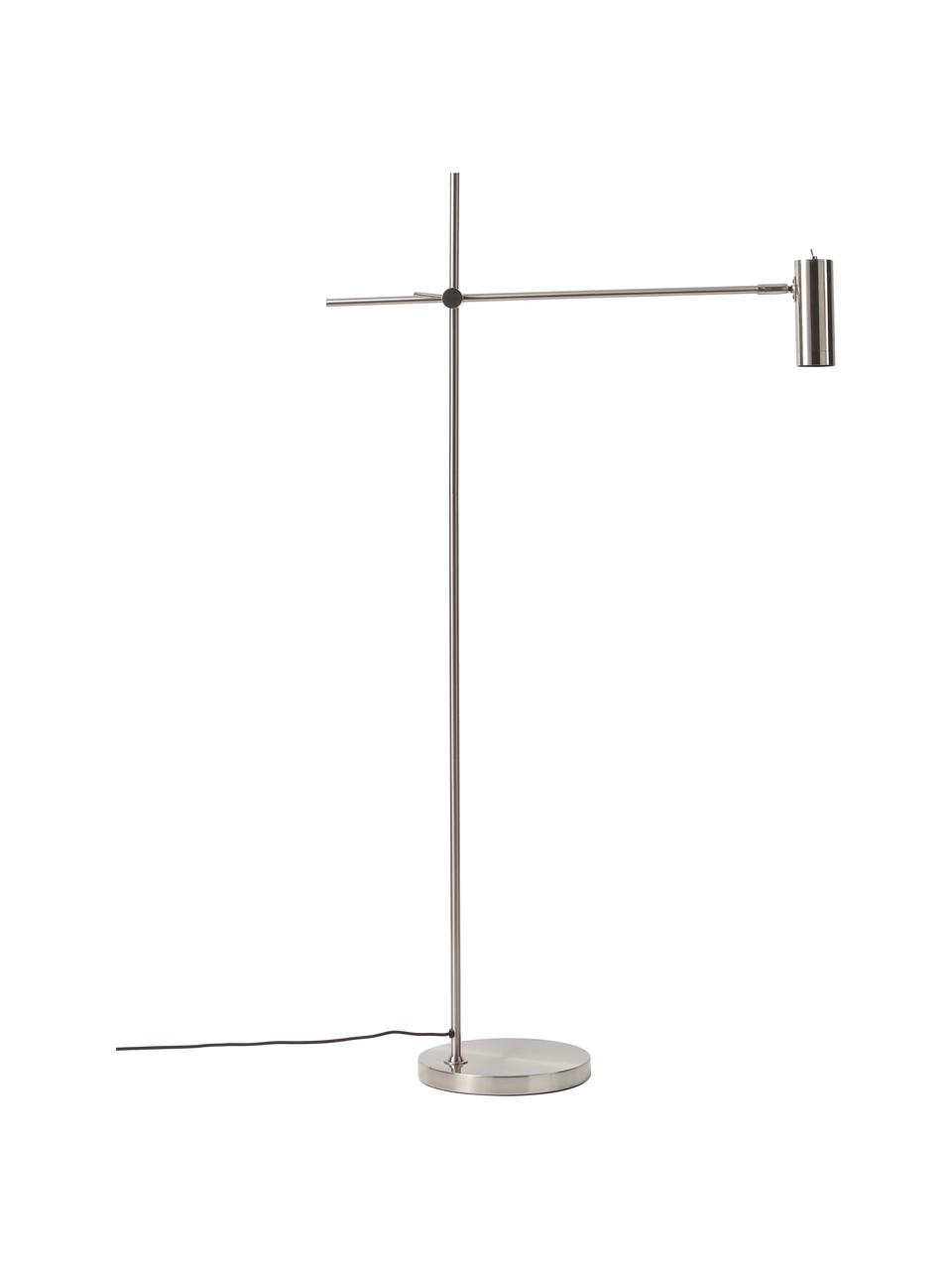 Lampa do czytania Cassandra, Odcienie srebrnego, matowy, S 75 x W 152 cm