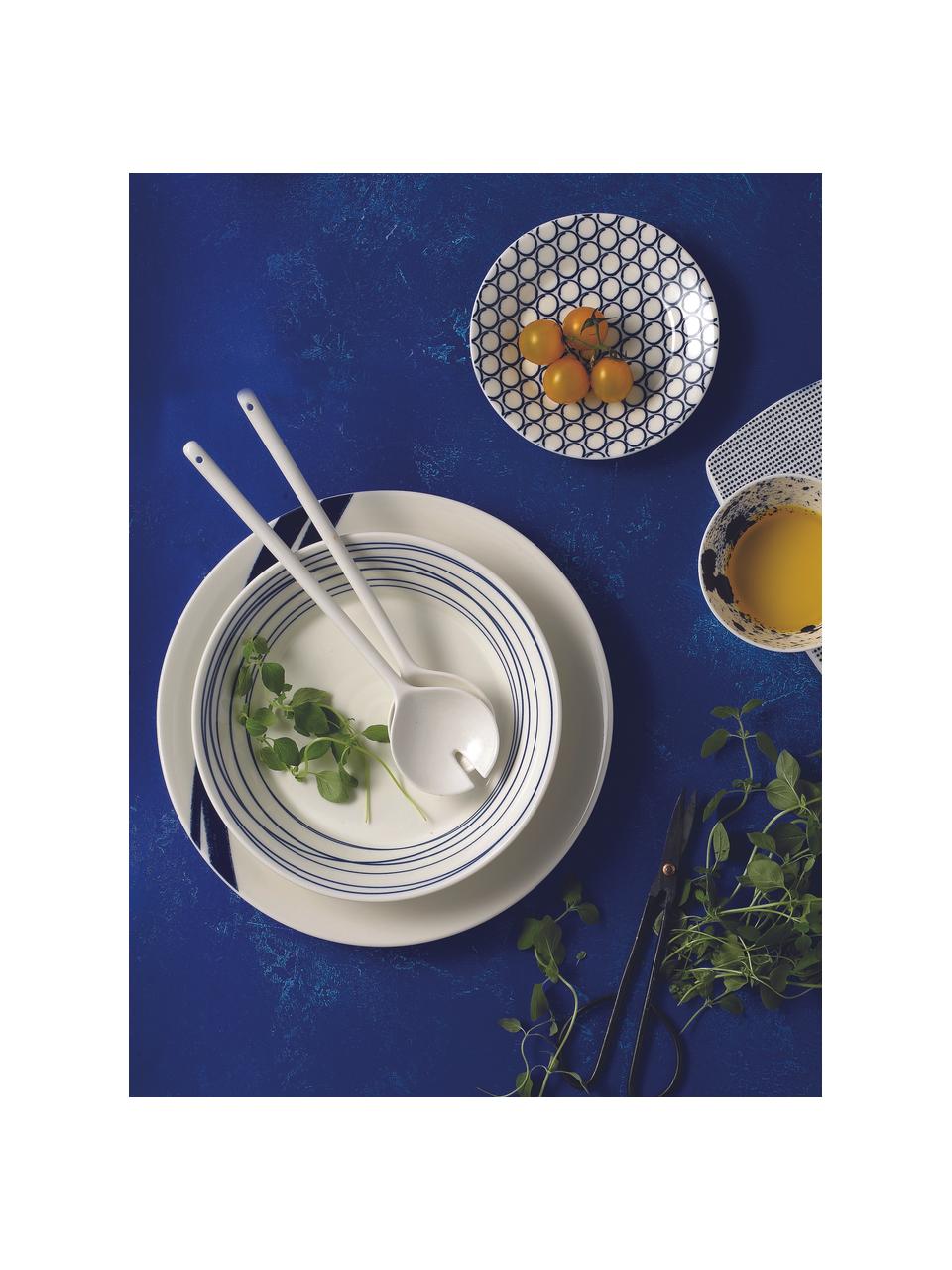 Assiette creuse en porcelaine Pacific Blue, Porcelaine, Ligné, Ø 23 cm