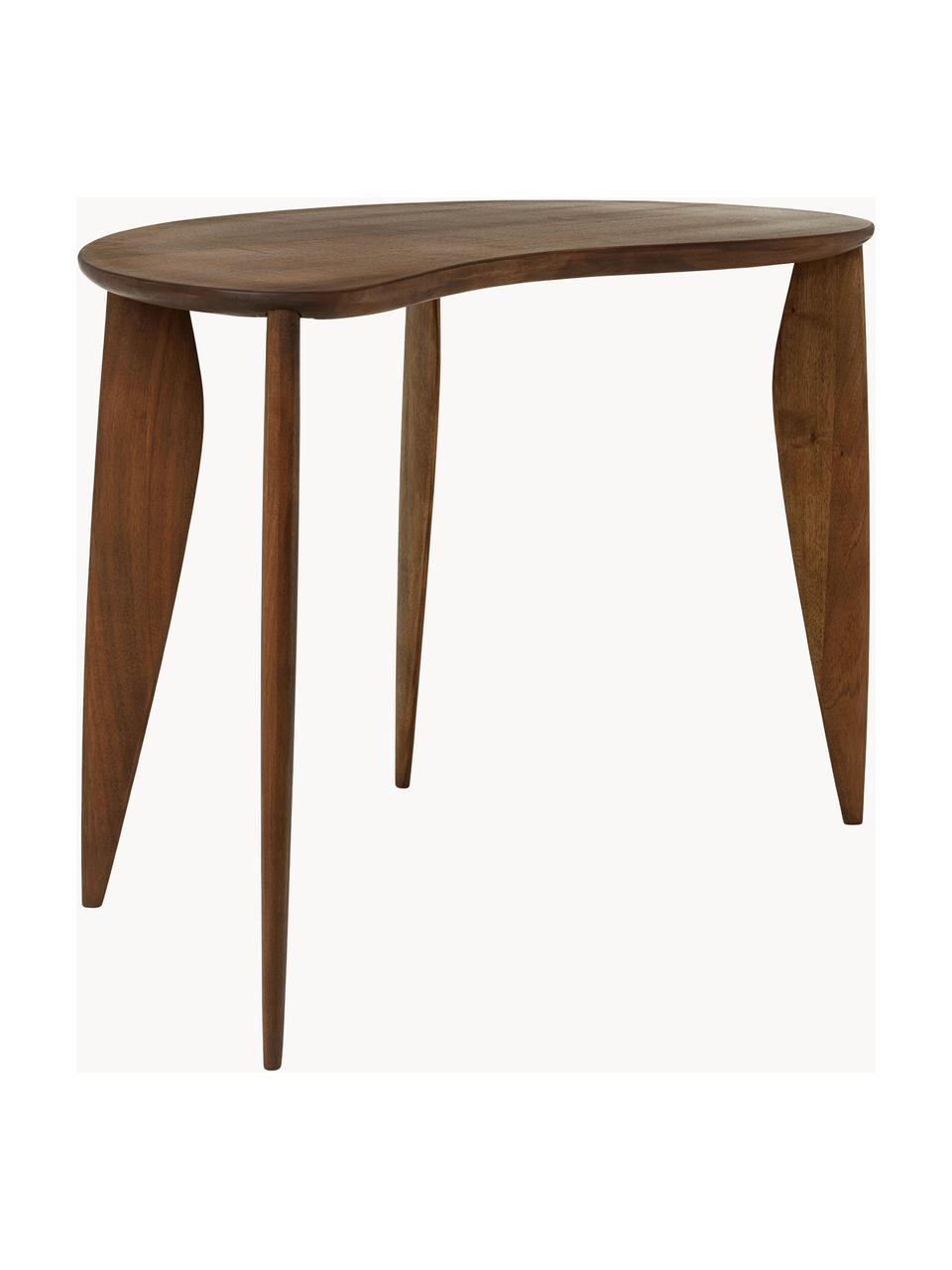 Bureau en noyer de forme organique Feve, Bois de noyer, huilé

Ce produit est fabriqué à partir de bois certifié FSC® issu d'une exploitation durable, Bois de noyer, larg. 117 x prof. 60 cm