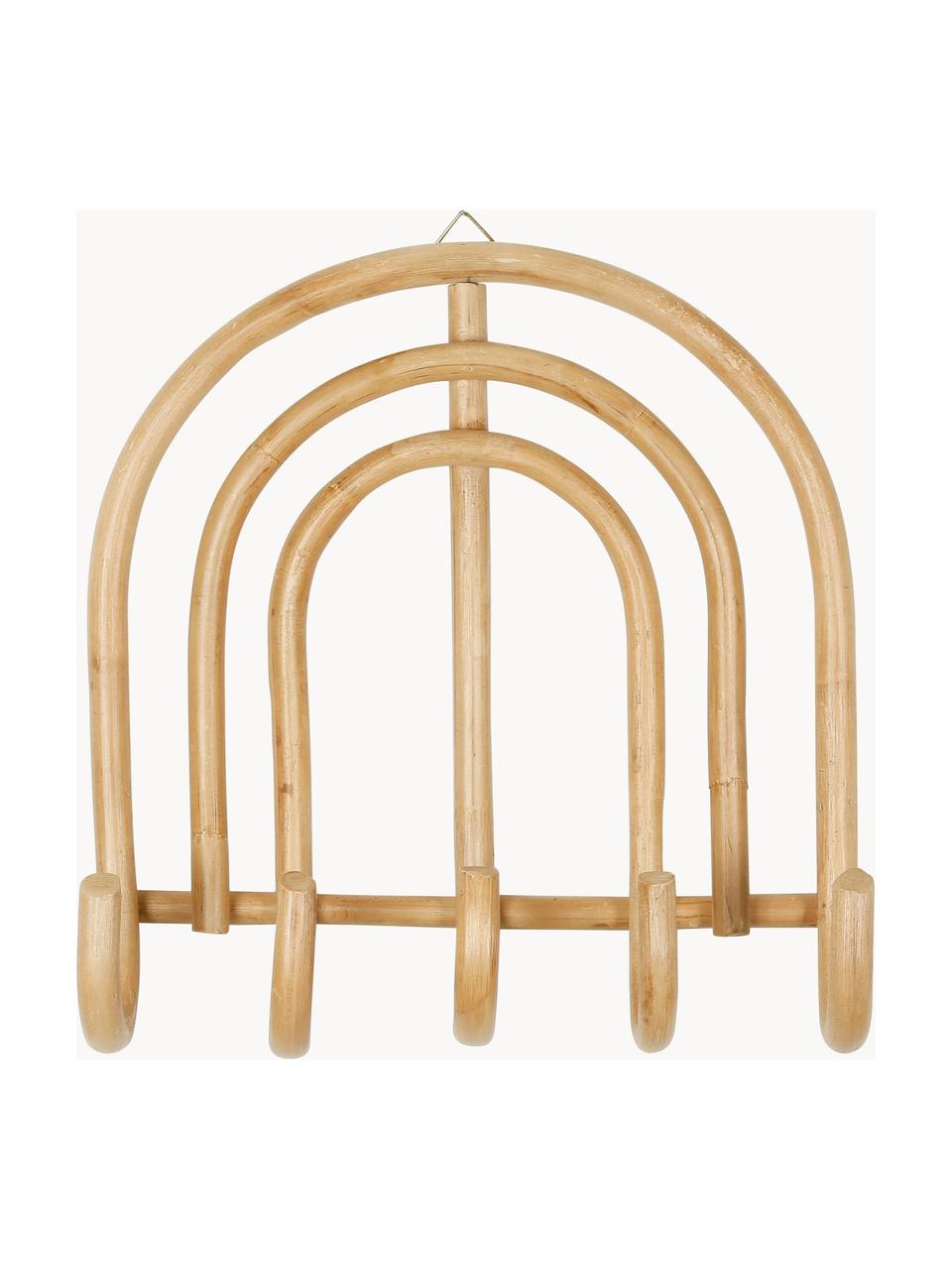 Rattan-Wandhaken Sweet Dreams, Rattan, Beige, B 35 x H 37 cm