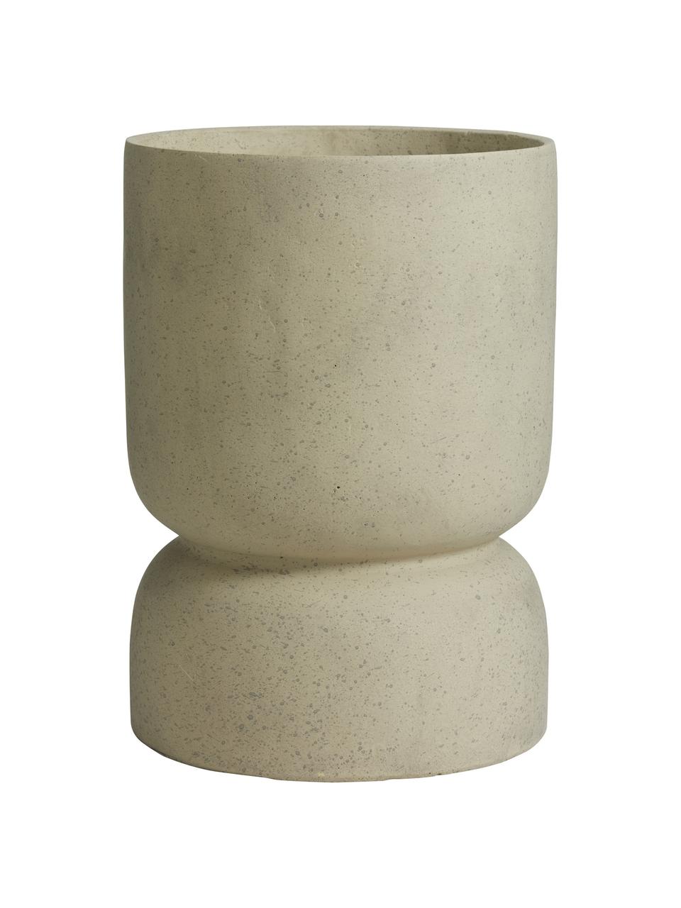 Osłonka na doniczkę Anjonu, Cement, Beżowy, Ø 28 x W 40 cm
