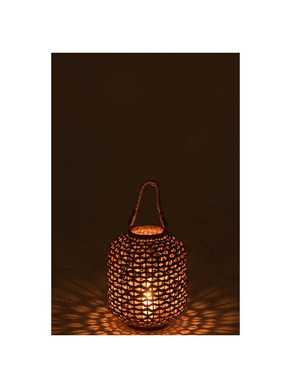 Lanterna in rattan Lena, Rattan, metallo, Marrone chiaro, Ø 32 x Alt. 39 cm