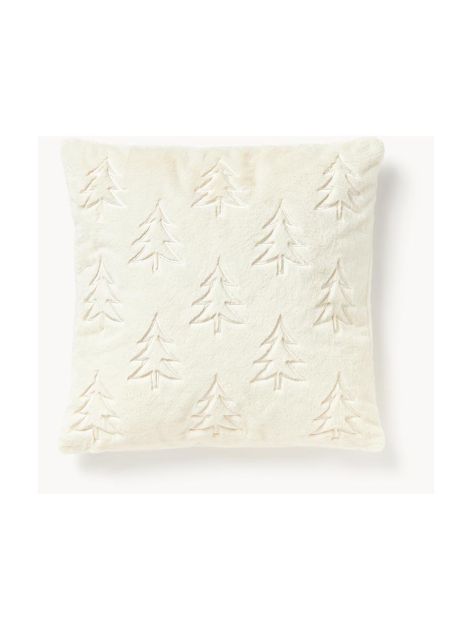 Housse de coussin moelleuse avec motif hivernal Nari, 100 % polyester, certifié GRS

Le matériau est certifié STANDARD 100 OEKO-TEX®, SH025 134875 , TESTEX, Blanc cassé avec motif de sapin, larg. 50 x long. 50 cm