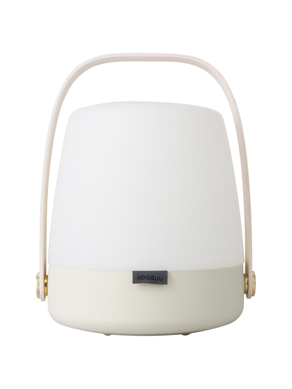 Mobilna lampa zewnętrzna LED z funkcją przyciemniania Lite-up, Odcienie piaskowego, transparentny, Ø 20 x 26 cm