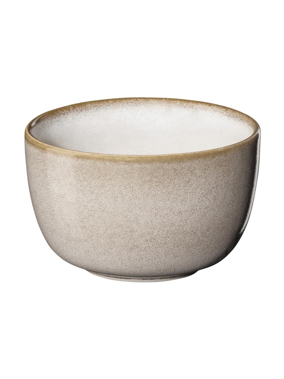 Bol apéritif rustique Saisons, Ø9 cm, 6 pièces, Grès cérame, Beige, Ø 9 x haut. 6 cm