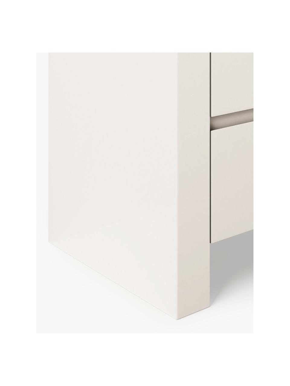 Cassettiera Liv, Beige chiaro, Larg. 90 x Alt. 75 cm