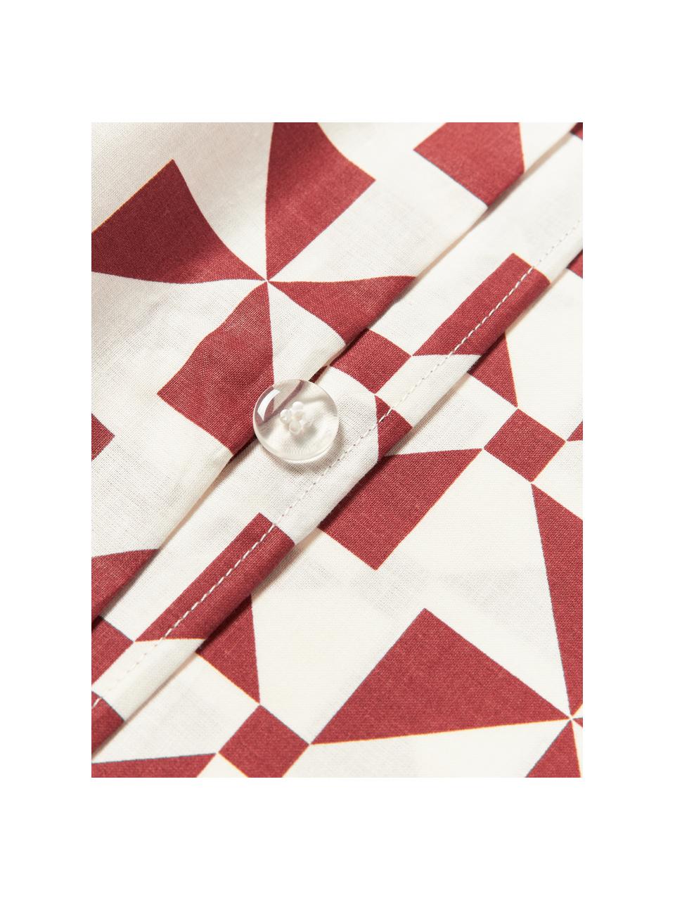 Funda de almohada de algodón Benson, Rojo, An 45 x L 110 cm