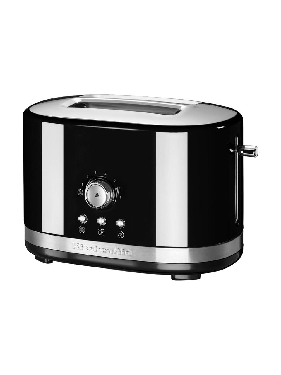 Toaster KitchenAid, Gehäuse: Aluminiumdruckguss, Edels, Schwarz, B 31 x H 20 cm