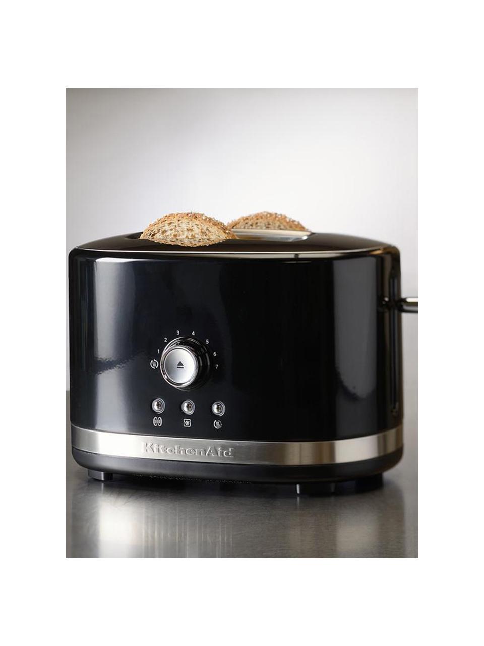 Toaster KitchenAid, Gehäuse: Aluminiumdruckguss, Edels, Schwarz, B 31 x H 20 cm