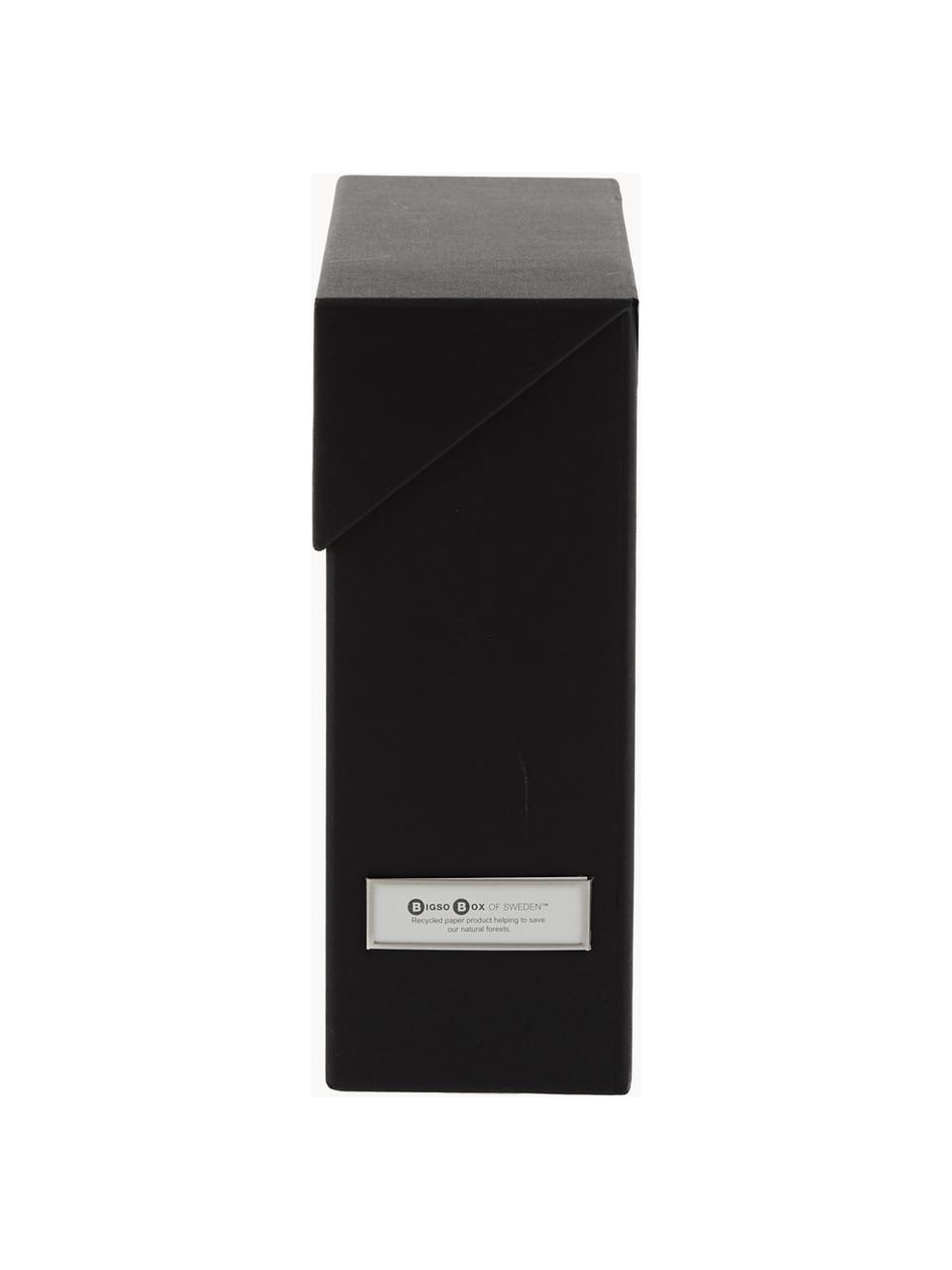 Dossierorganizer Lovisa, Organizer: massief, gelamineerd kart, Zwart, B 33 x H 24 cm