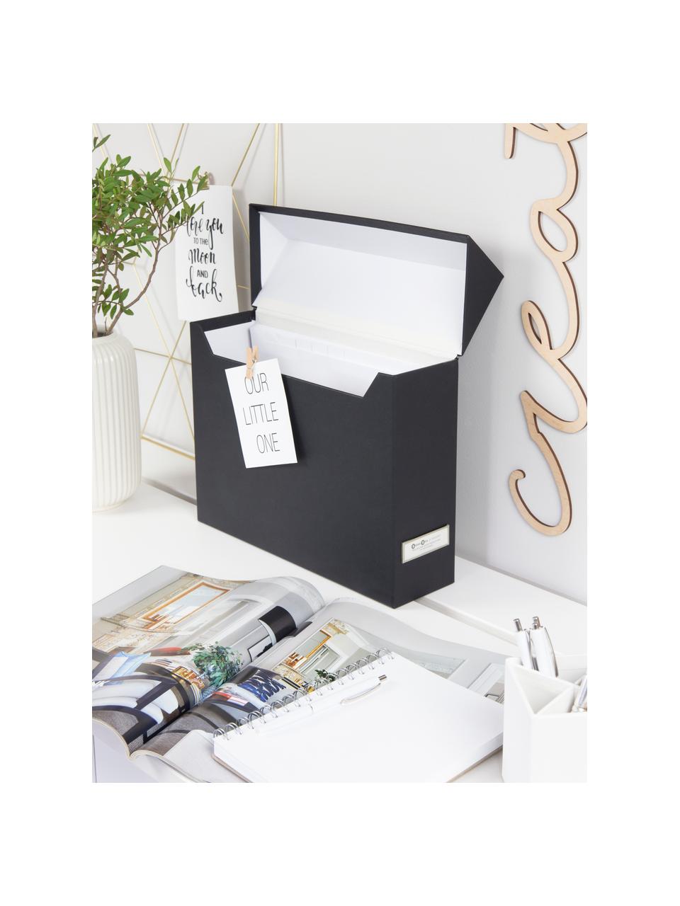 Organizer na dokumenty Lovisa, Czarny, S 33 x W 24 cm