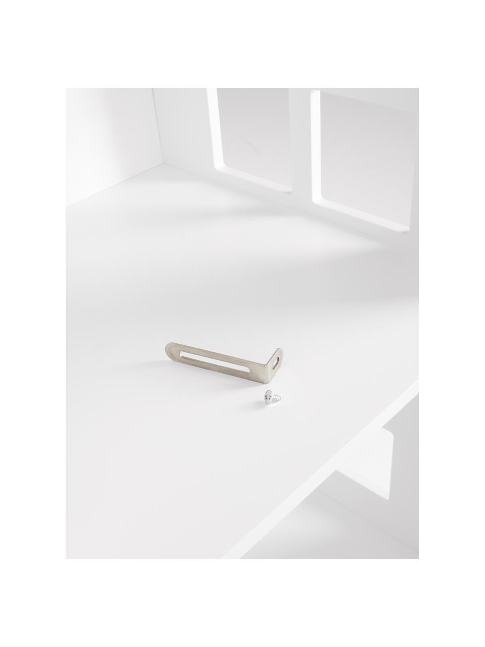 Regał dziecięcy Sevilla, Płyta pilśniowa średniej gęstości (MDF), powlekana, Biały, S 40 x W 117 cm