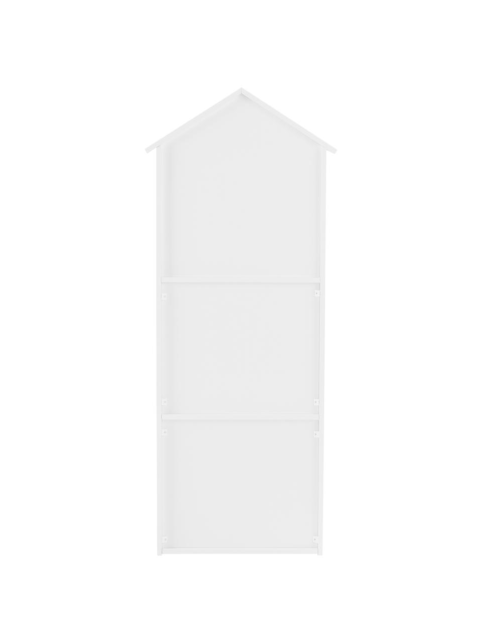 Étagère enfant Sevilla, MDF (panneau en fibres de bois à densité moyenne), enduit, Blanc, larg. 40 x haut. 117 cm
