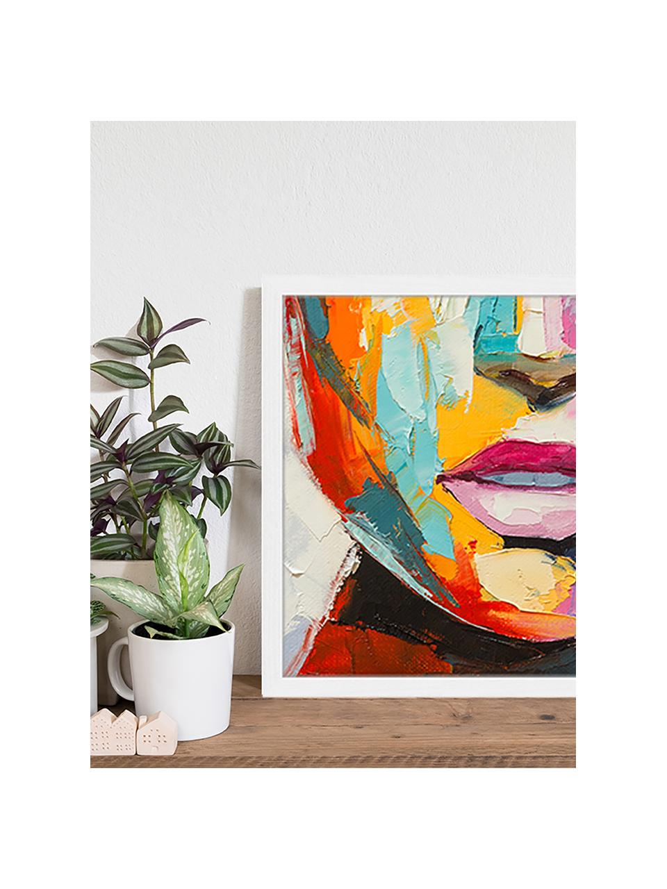 Lámina decorativa Colorful Emotions, Multicolor, An 53 x Al 43 cm