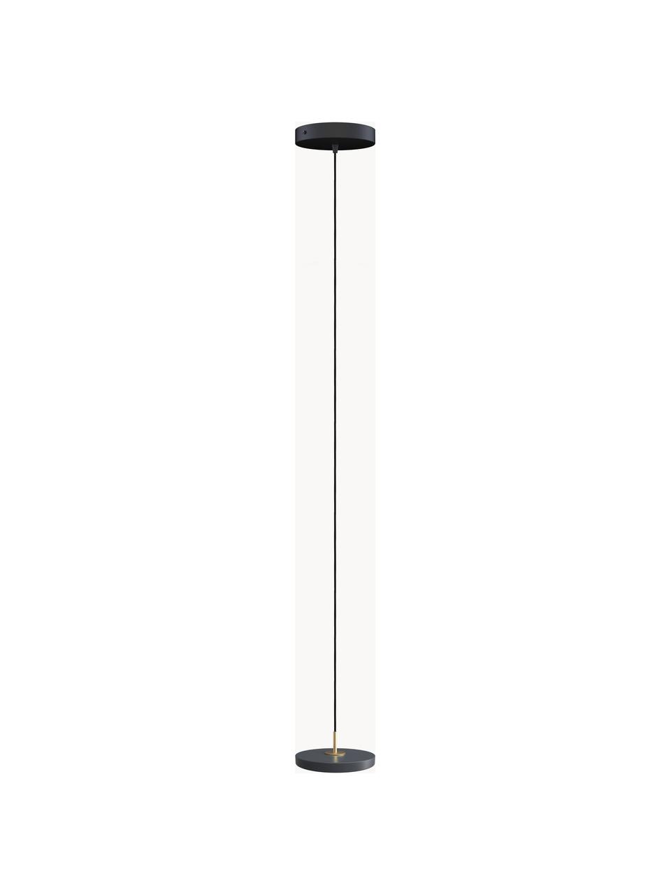 Lampa wisząca LED Asteria, różne rozmiary, Aluminium, stal, PMMA, Antracytowy, Ø 15 x W 6 cm