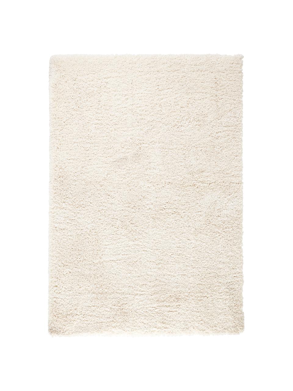 Flauschiger Hochflor-Teppich Venice in Creme, Flor: 100% Polypropylen, Creme, B 160 x L 230 cm (Größe M)