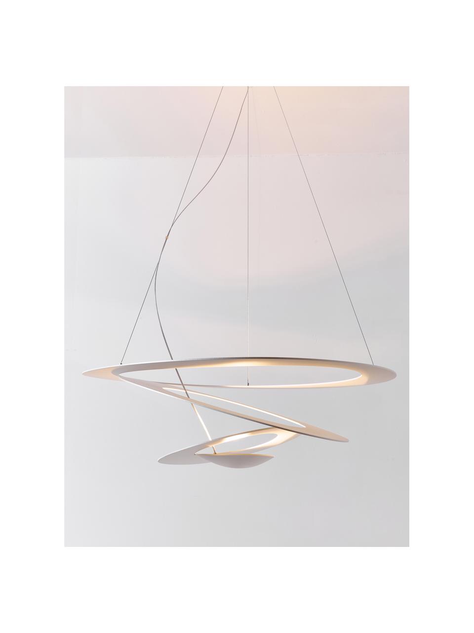 Lampa wisząca Pirce, Ø 97 cm, Biały, S 97 x W 28 cm