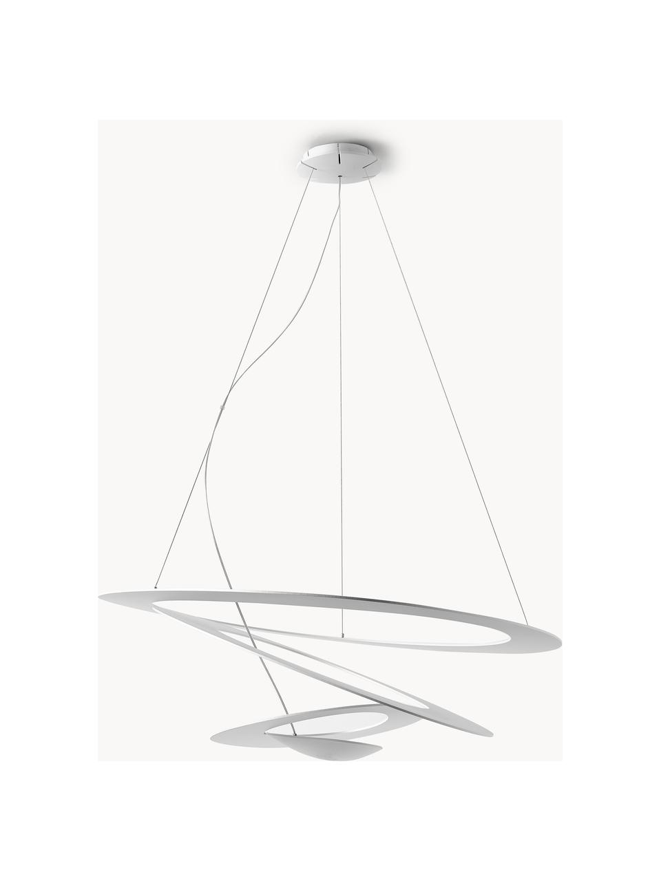 Lampa wisząca Pirce, Ø 97 cm, Biały, S 97 x W 28 cm