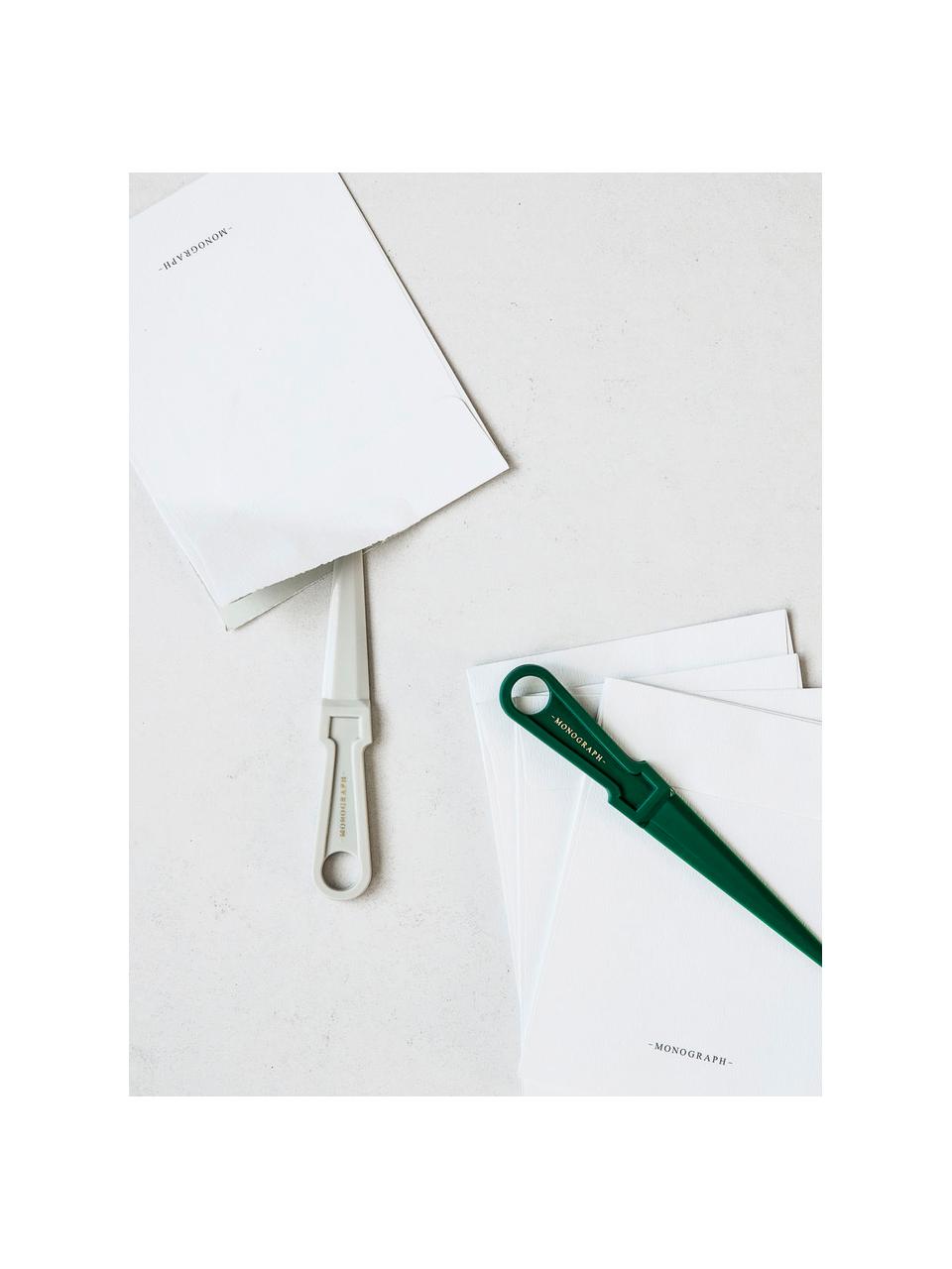 Tagliacarte Ligra, Materiale sintetico, Grigio chiaro, Larg. 3 x Alt. 17 cm
