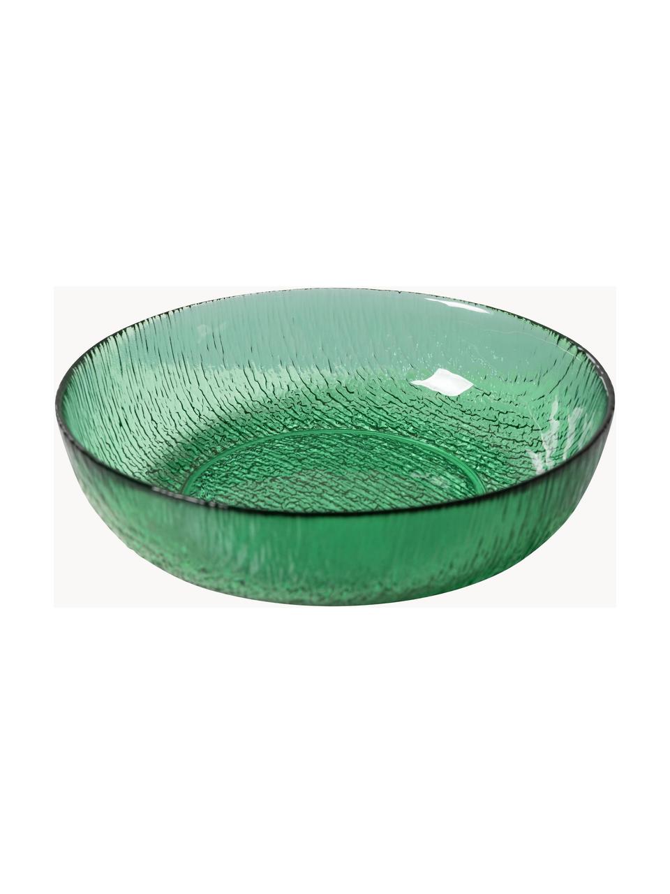 Schalen The Emeralds aus Glas, 2 Stück, Glas, Grün, transparent, Ø 19