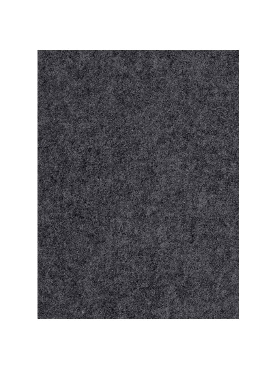 Filz-Sitzauflagen Avaro Square, 4 Stück, Dunkelgrau, B 35 x L 35 cm