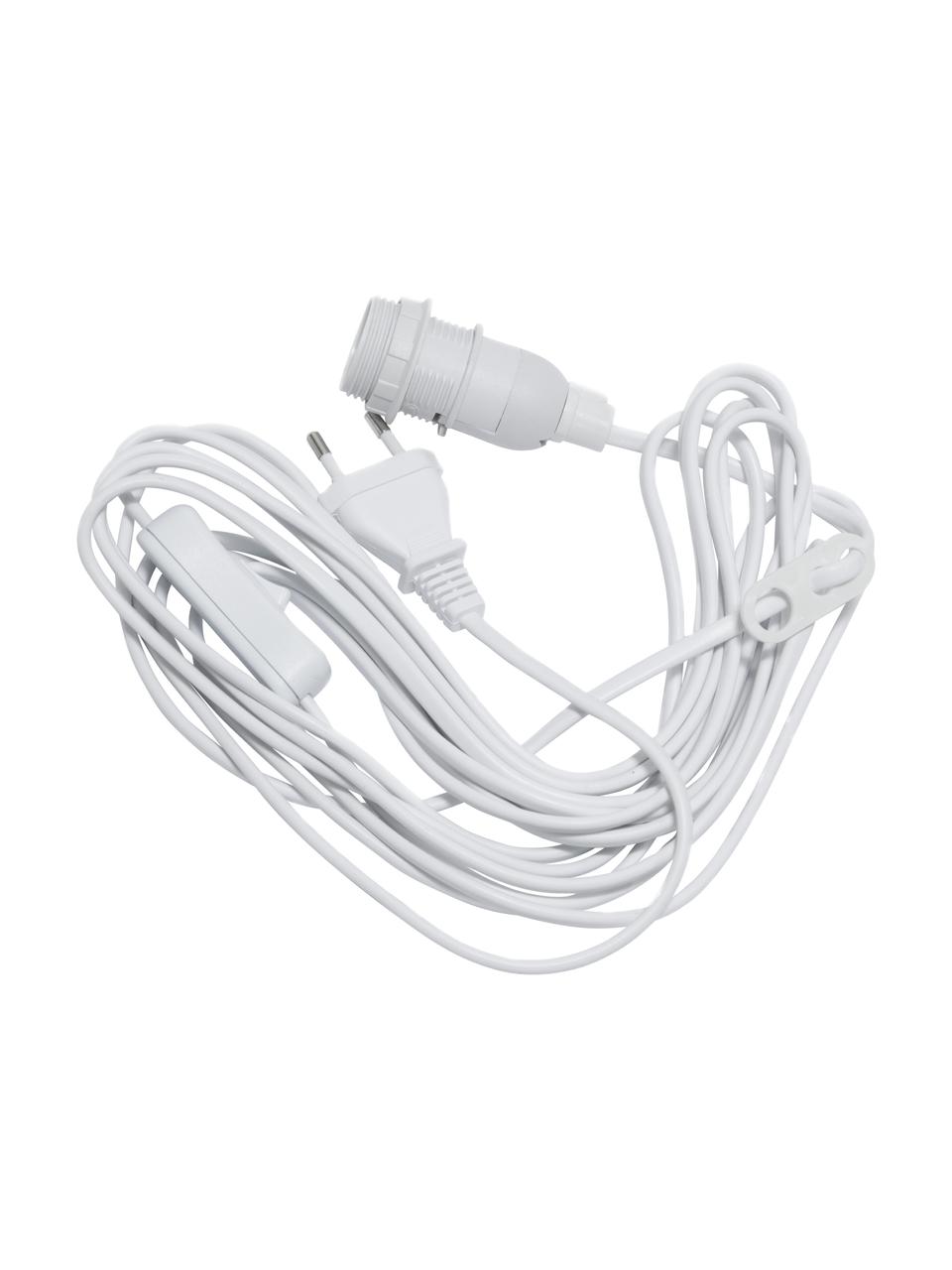 Câble d'alimentation avec interrupteur à bascule Bluum, long. 500 cm, Plastique, Blanc, long. 500 cm
