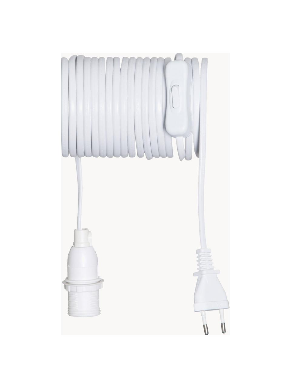 Cable de alimentación con interruptor Bluum, 500 cm, Plástico, Blanco, L 500 cm