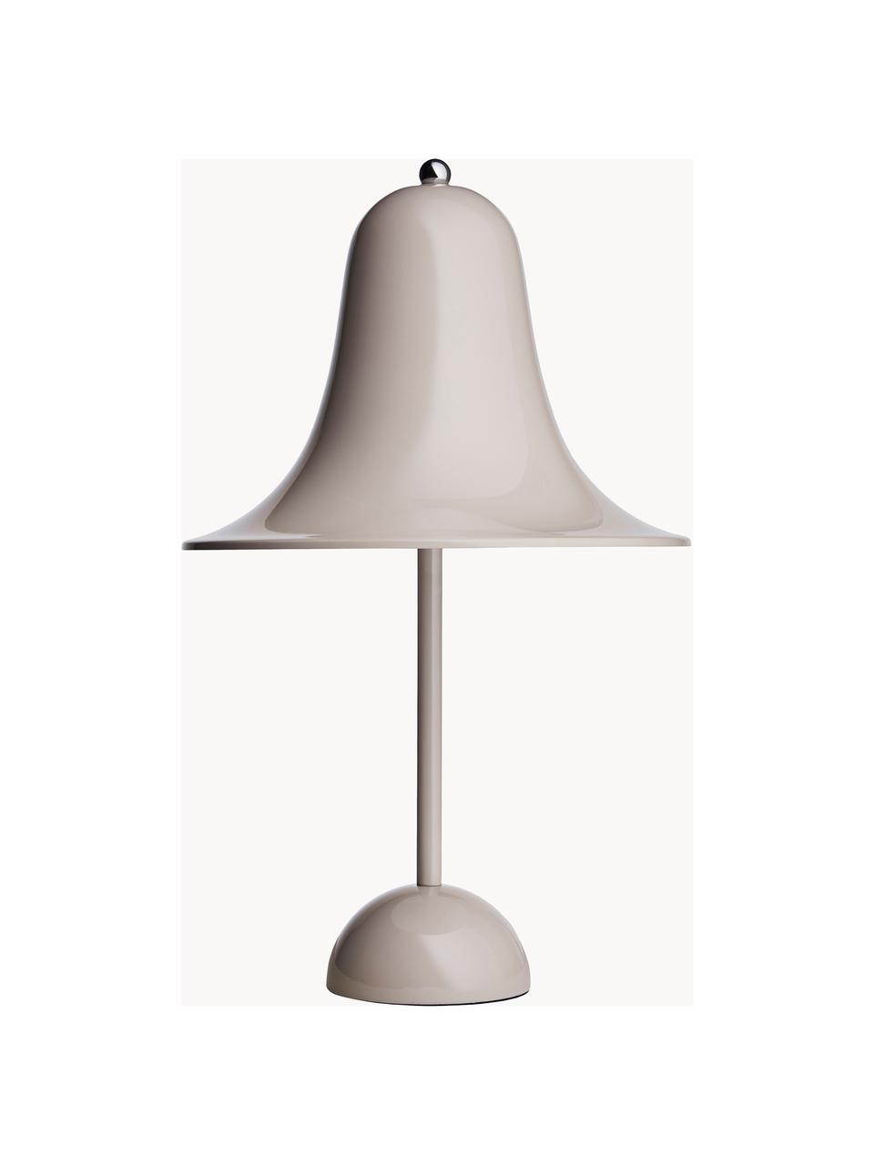 Stolní lampa Pantop, design Verner Panton, Greige, lesklá, Ø 23 cm, V 38 cm