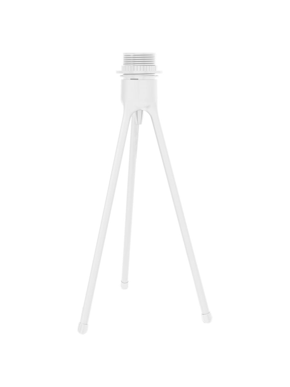 Lampvoet voor tafellamp Tripod, Lampvoet: gecoat aluminium, Wit, Ø 19 x H 36 cm