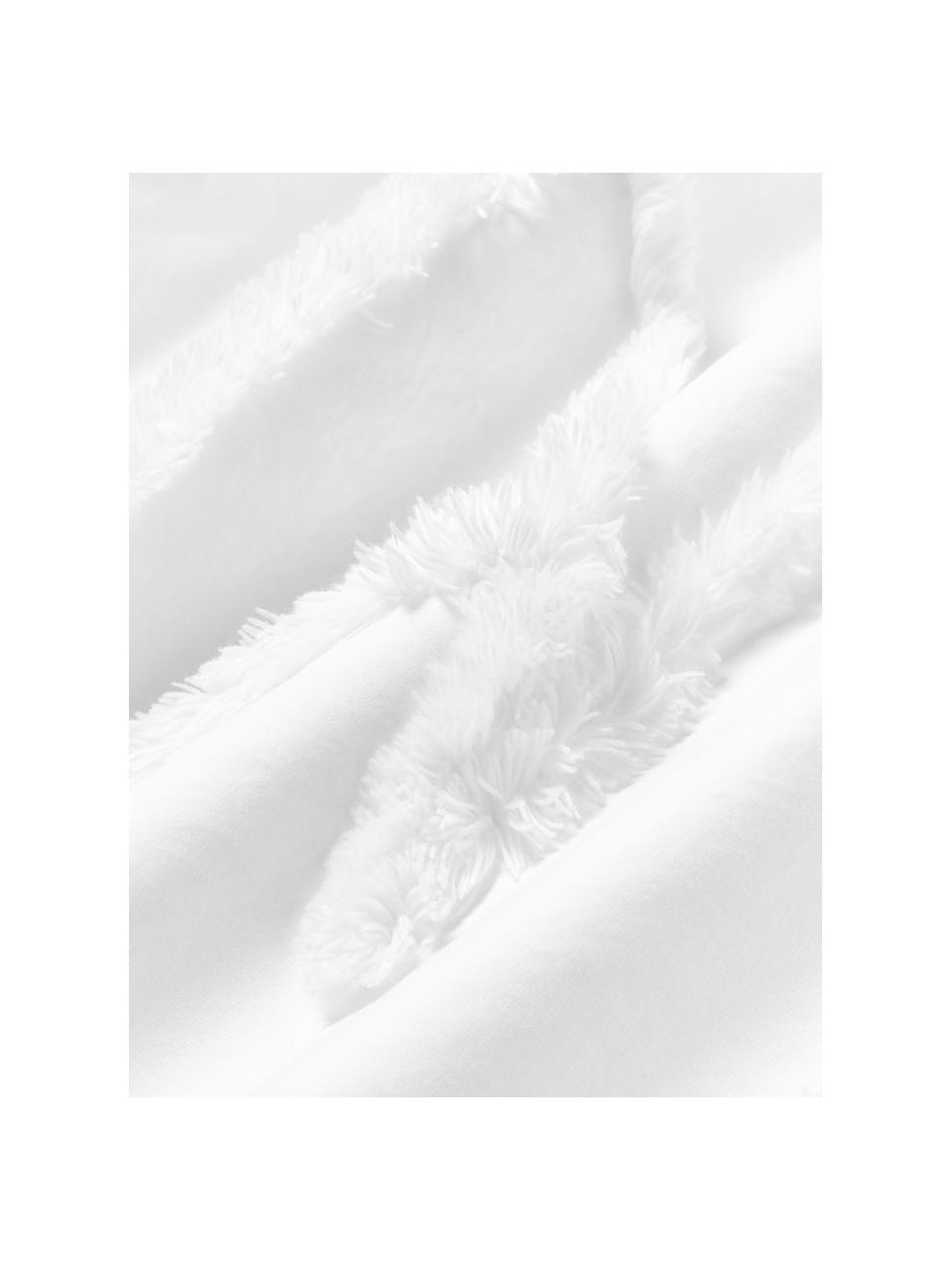Povlak na přikrývku z bavlněného perkálu Madeline, Bílá, Š 200 cm, D 200 cm