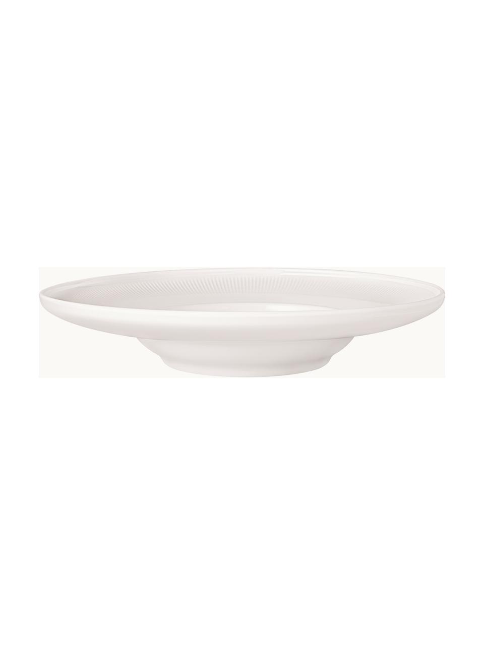 Porzellan-Suppenteller Afina, Premium Porzellan, Weiss, Ø 29 cm