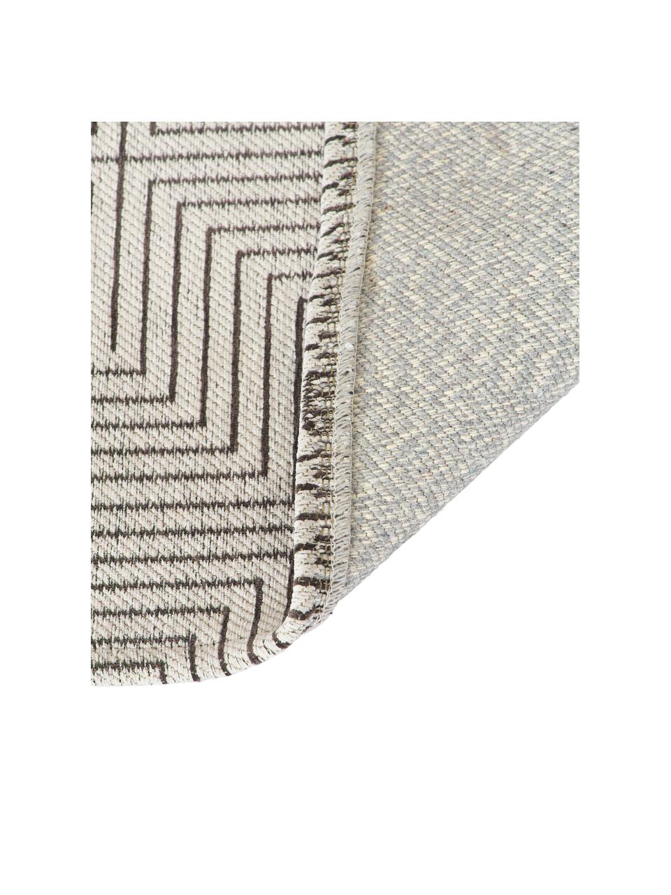 Ženilkový koberec Ceres, 52 % recyklovaná bavlna, certifikát GRS, 48 % polyester 

Tento produkt bol vyrobený z najmenej 50 % recyklovaných materiálov, ktoré sú certifikované podľa Global Recycled Standard 1152669 (GRS)., Krémovobiela, tmavosivá, Š 120 x D 180 cm (veľkosť S)