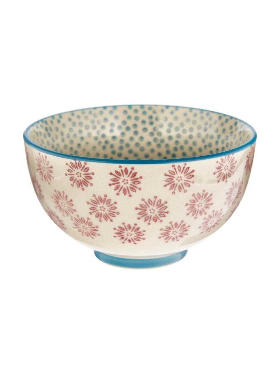 Handbemalte Schälchen Patrizia, 2er-Set, Steingut, Mehrfarbig, Ø 12 x H 7 cm