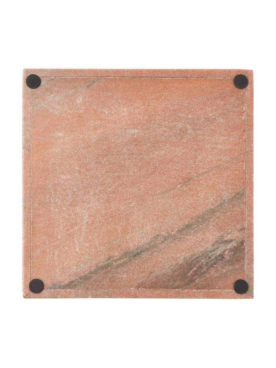 Bandeja decorativa de mármol Venice, Mármol, Mármol terracota, An 30 x F 30 cm