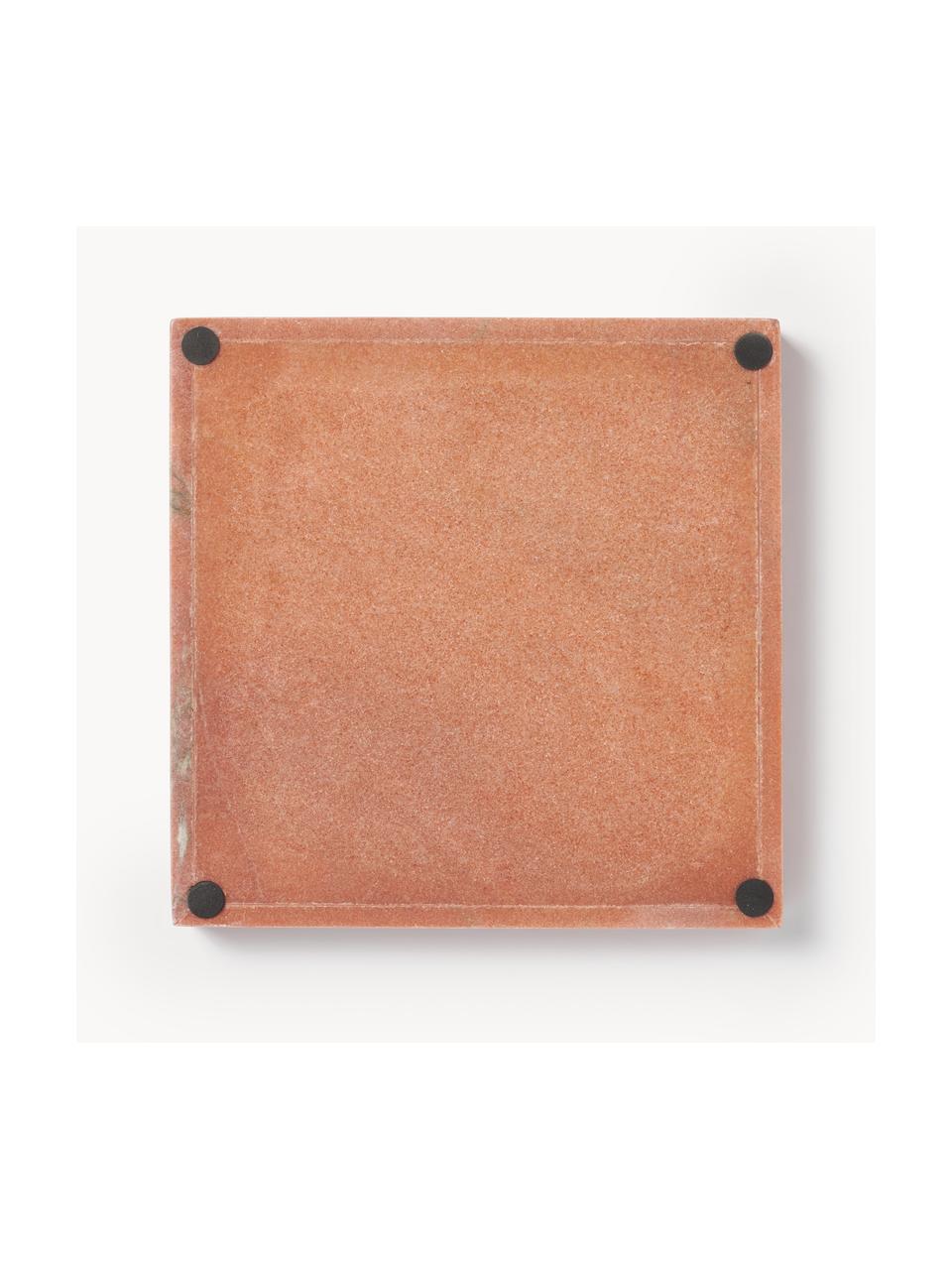 Vassoio decorativo in marmo Venice, Marmo, Terracotta, marmorizzato, Larg. 30 x Prof. 30 cm