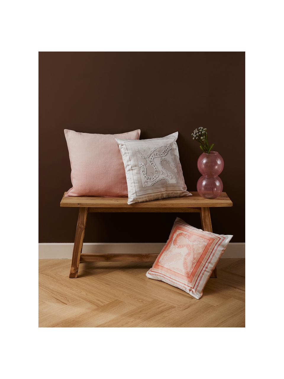 Katoenen kussenhoes Marcella met ombré effect, 100% katoen, BCI-gecertificeerd

Het in dit product gebruikte materiaal is getest op schadelijke stoffen en gecertificeerd volgens STANDARD 100 door OEKO-TEX®, 6457CIT, CITEVE., Roze, B 45 x L 45 cm