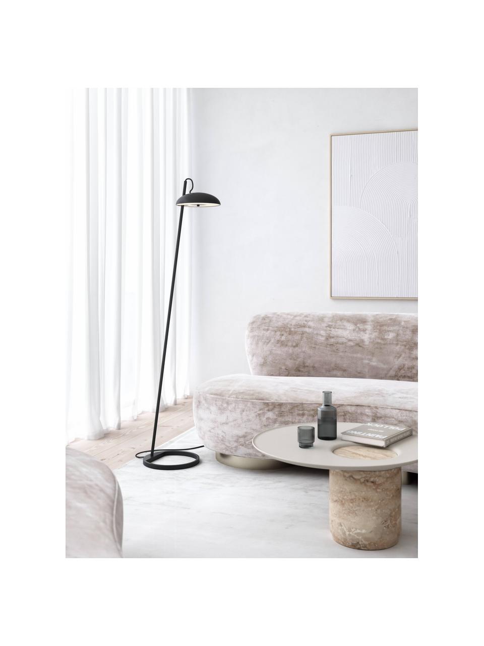 Lampadaire Versale, Noir, haut. 140 cm