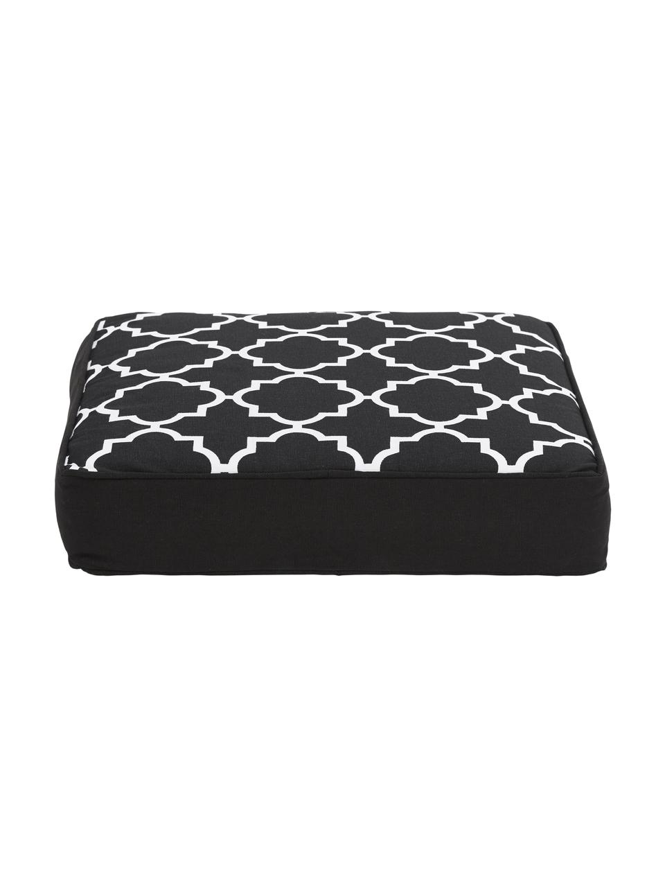 Cojín de asiento alto Lana, Funda: 100% algodón, Negro, An 40 x L 40 cm