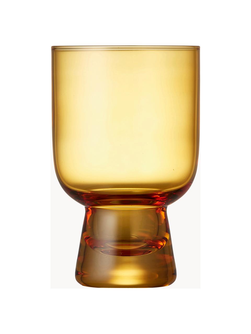 Petits verres à eau Tumbler, 6 élém., Verre, Multicolore, transparent, Ø 8 x haut. 12 cm, 300 ml