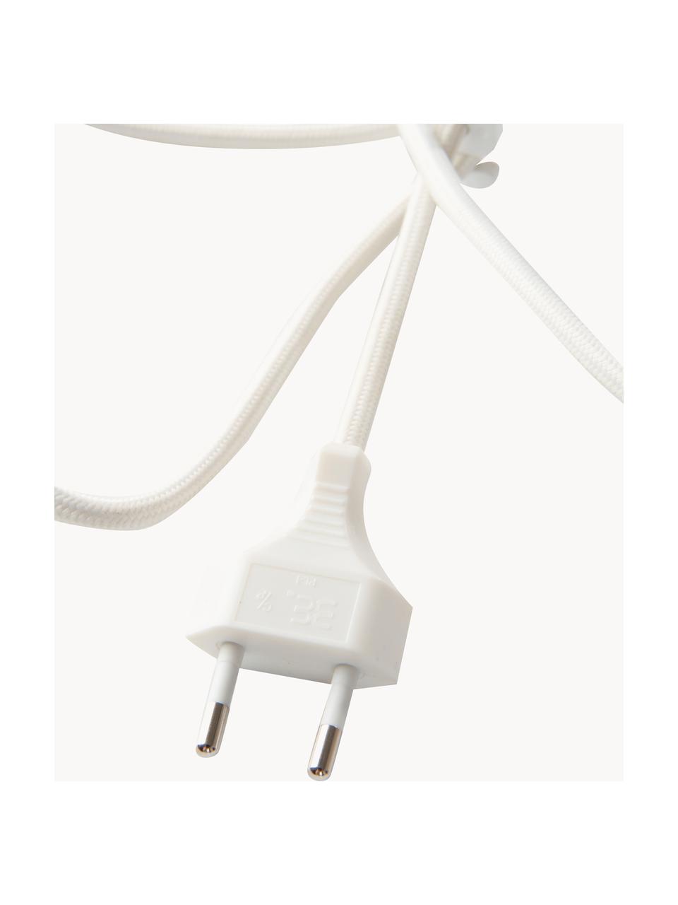 Kleine hanglamp Ara, Wit, Ø 10 x H 15 cm