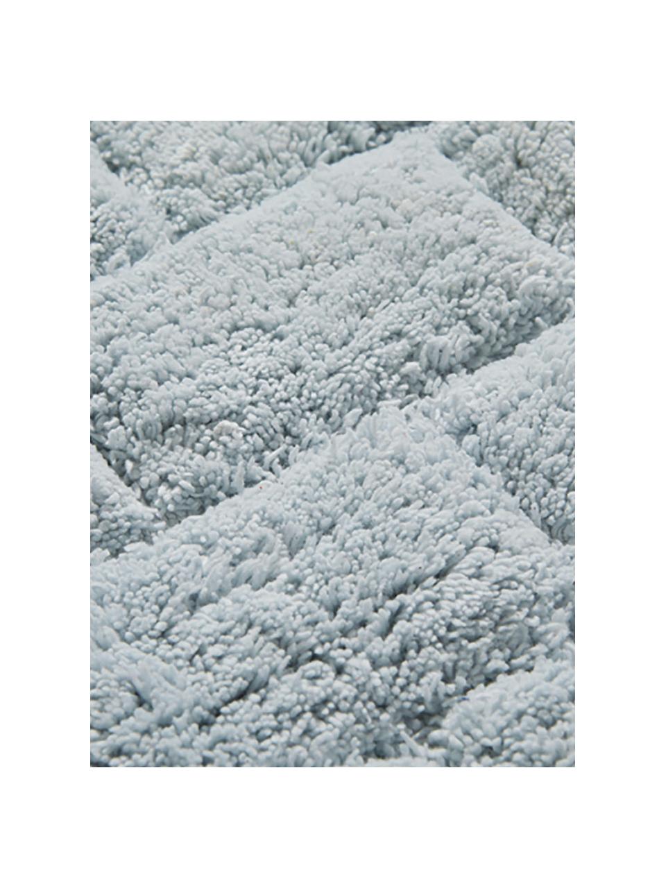 Flauschiger Badevorleger Metro, 100% Baumwolle
Schwere Qualität, 1900 g/m², Hellblau, B 50 x L 60 cm