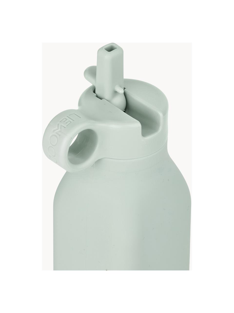 Bouteille d'eau Warren, Silicone, Vert menthe, larg. 8 x haut. 19 cm, 350 ml