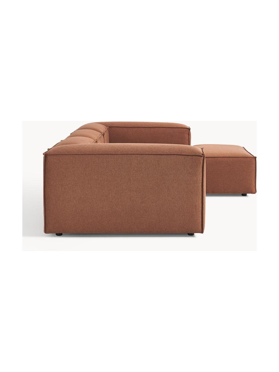 Sofá rinconera modular Lennon, Tapizado: 100% poliéster Alta resis, Estructura: madera contrachapada de p, Patas: plástico, Tejido turrón, An 327 x F 180 cm, chaise longue izquierda