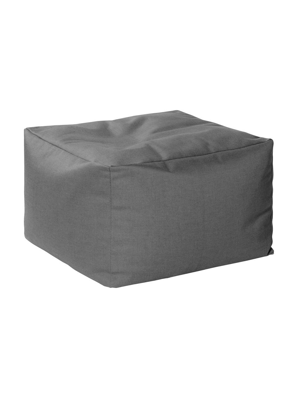 Pouf sacco da interno-esterno Loft, Rivestimento: 100% poliacrilico poliacr, Antracite, Larg. 60 x Prof. 60 cm