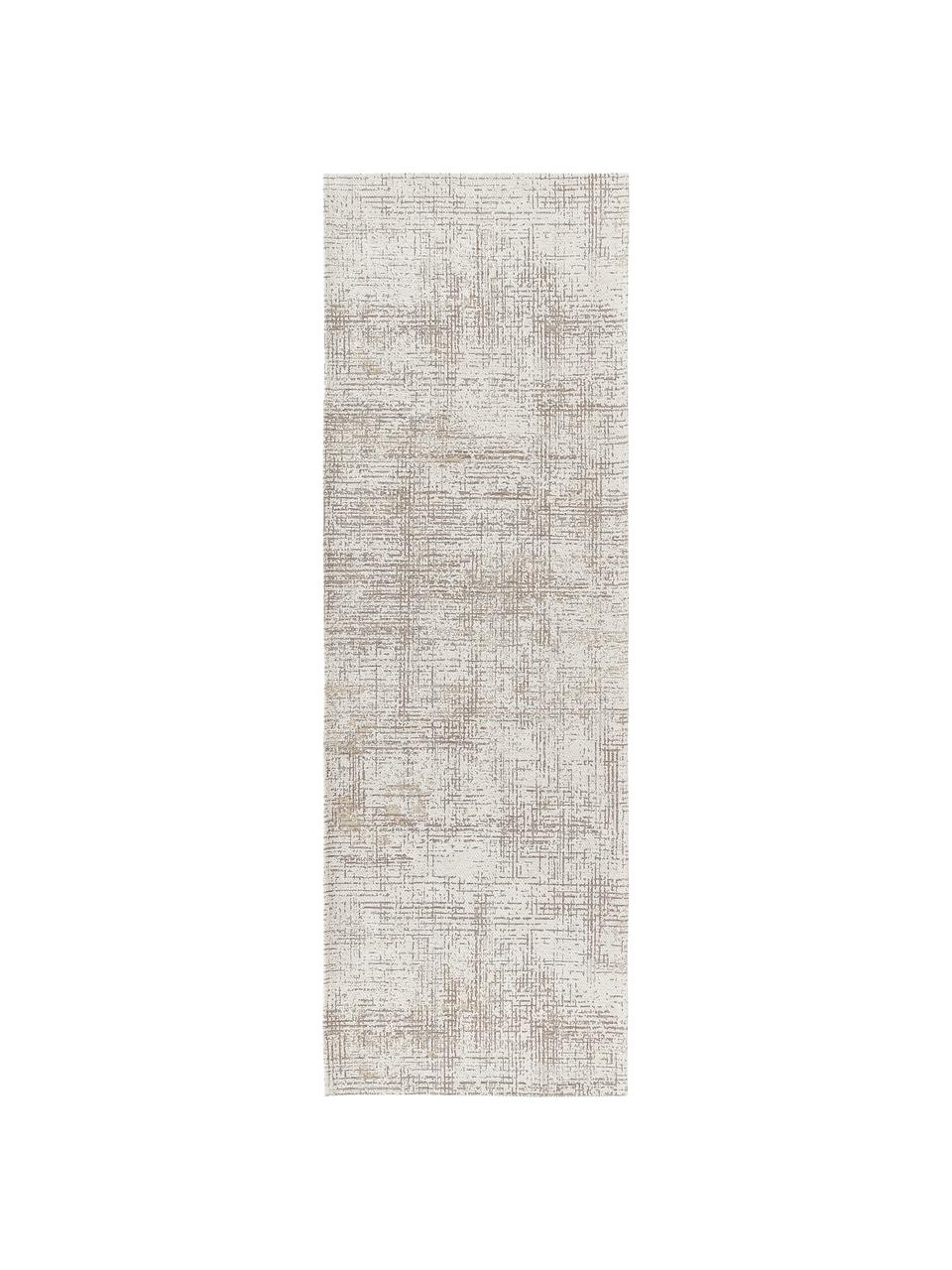 Behúň Laurence, 70% polyester, 30% bavlna, certifikát GRS, Béžová, hnedá, Š 80 x D 250 cm