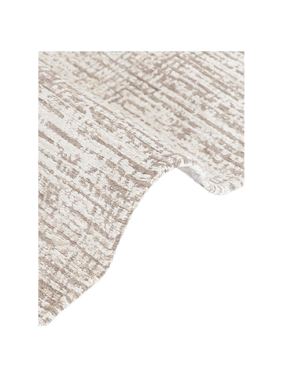 Loper Laurence, 70 % polyester, 30 % katoen, GRS-gecertificeerd, Beige, bruin, B 80 x L 250 cm