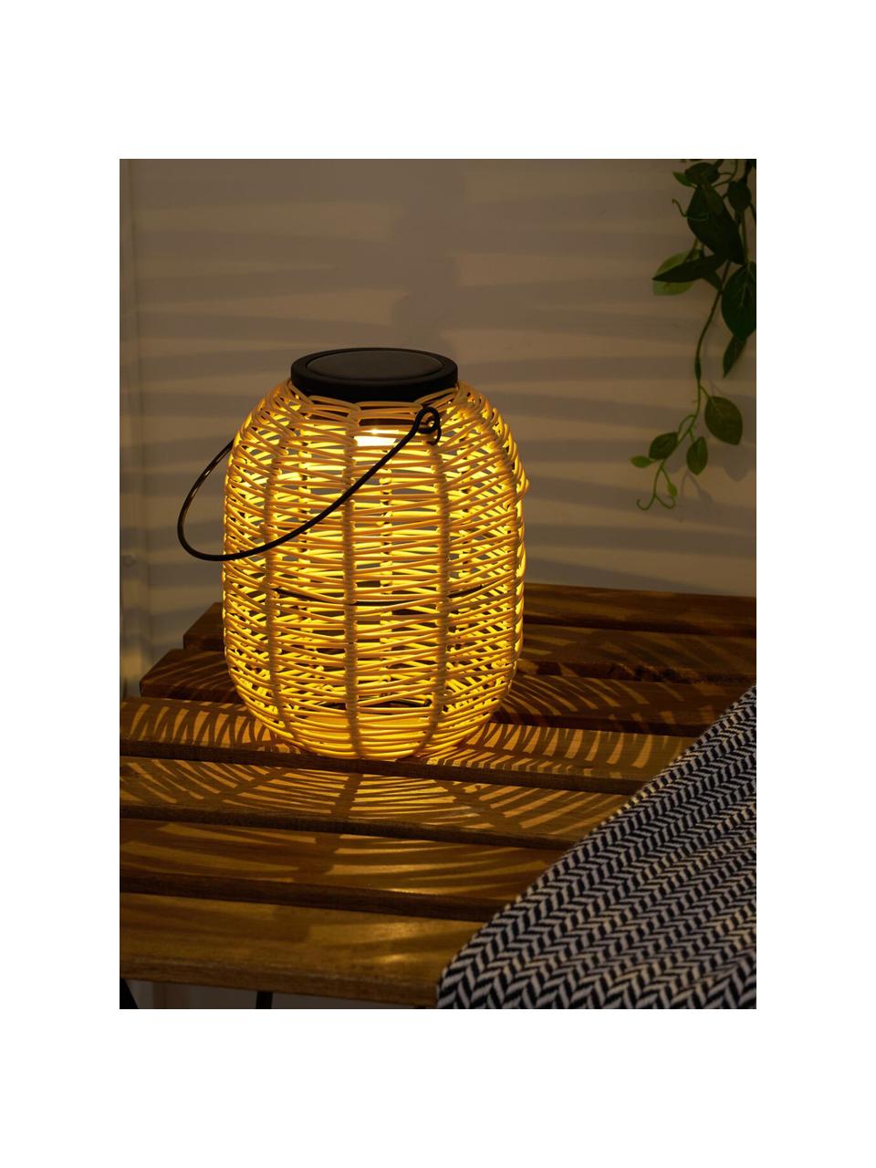 Solární venkovní lampa k zavěšení nebo postavení Sunshine Treasure, Béžová, Ø 16 cm, V 20 cm