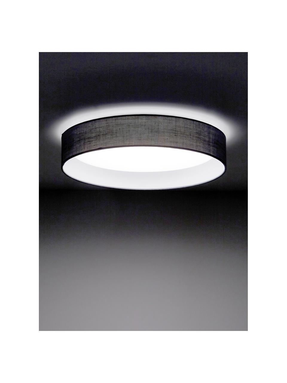Stropná LED lampa Helen, Sivá, Ø 35 x V 7 cm
